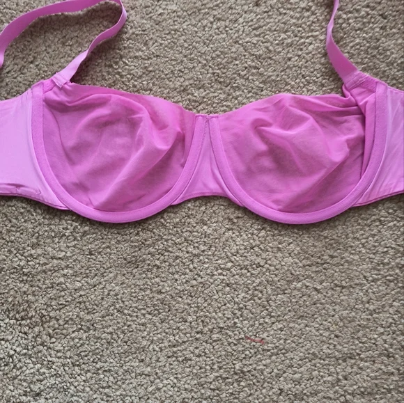 Skims Unlined Balconette Bra 34DD  Pink - Picture 6 of 10